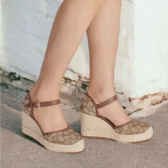 Coach Shoes - Brand new Coach wedges.